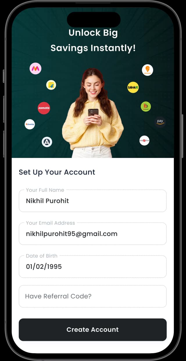 Sign Up & Start Saving